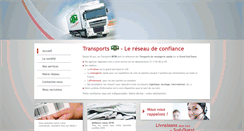 Desktop Screenshot of mtm-transports.fr